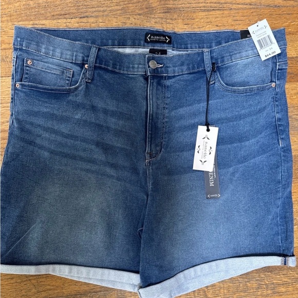 KanCan Pants - Nanette Lepore Plus Size Jean Shorts New Size 24 Stretchy